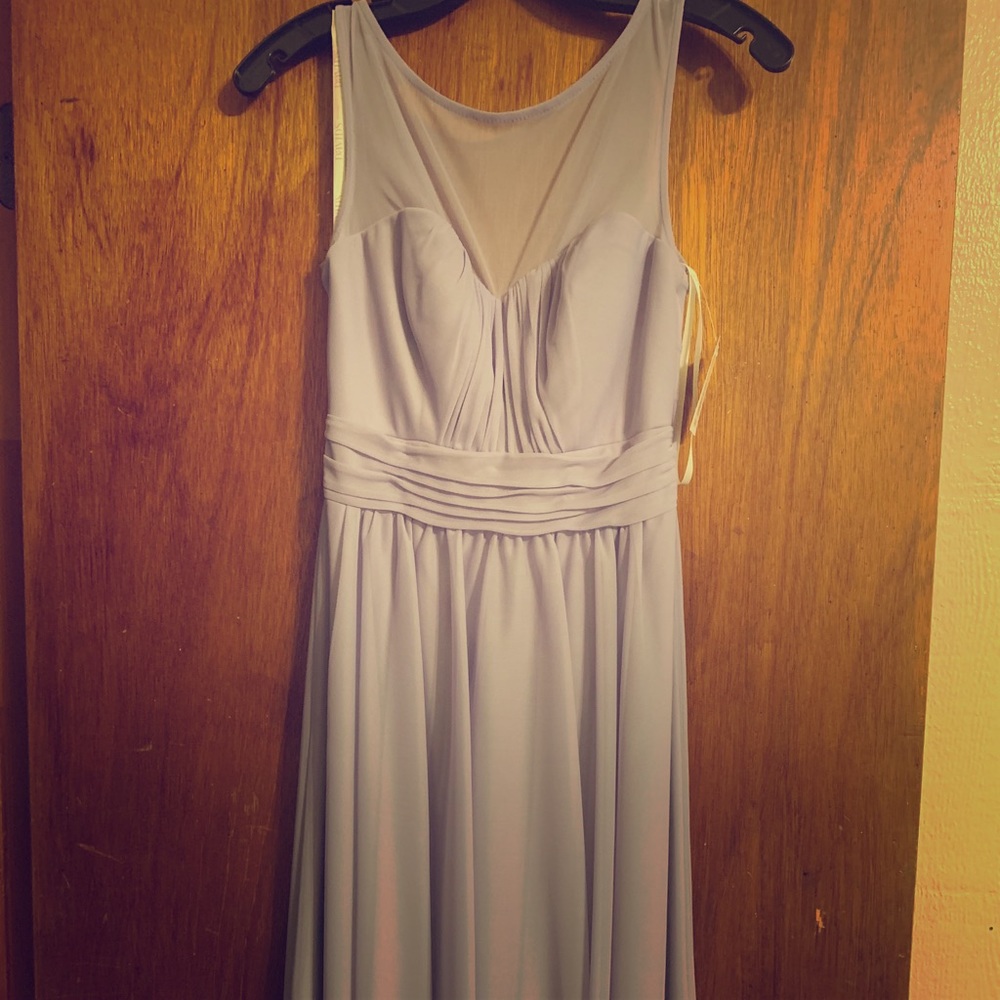 Lilac bridesmaid dress
